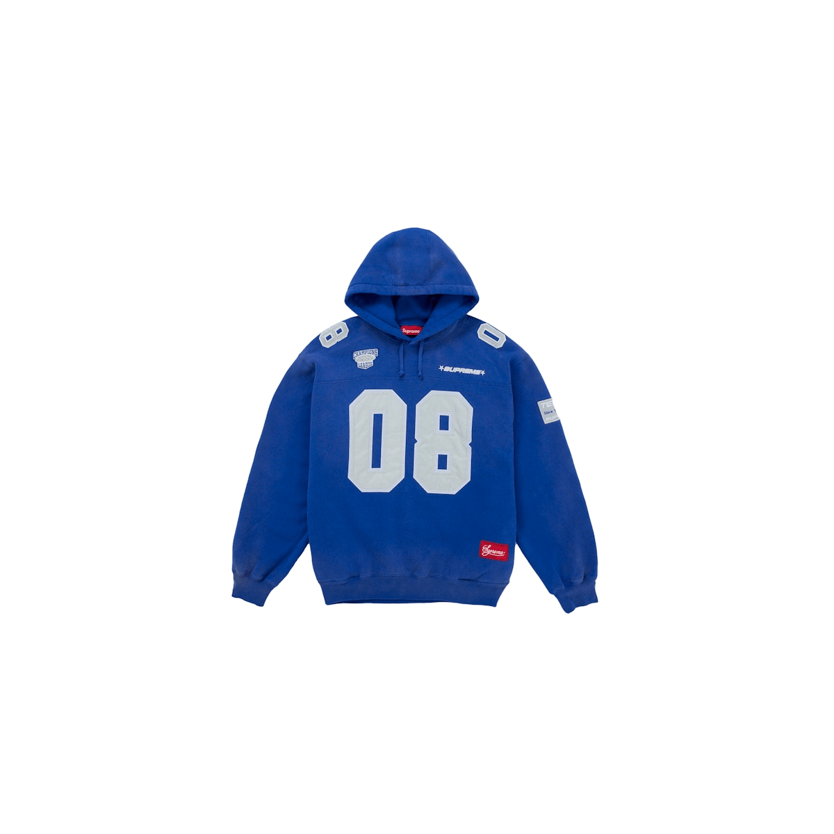 Supreme Football Jersey Hooded Sweatshirt - 210000101015 Hidden Hype Clothing