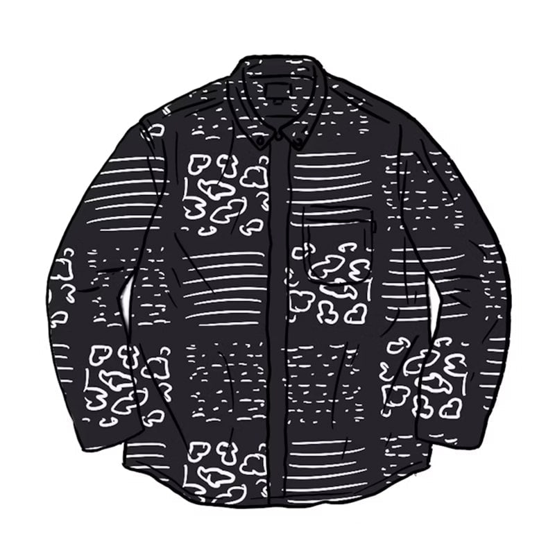 Supreme Paisley Grid Button up - 210000045911 Hidden Hype Clothing