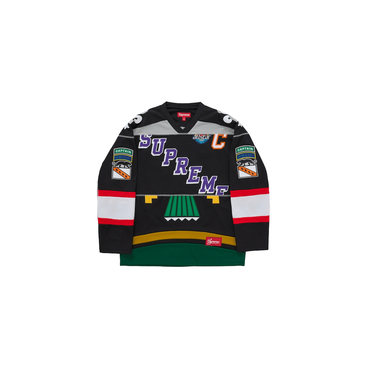Supreme Paneled Hockey Jersey - 210000100906 Hidden Hype Clothing