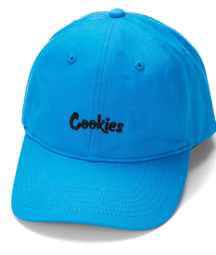 cookies thin mint logo dad hat blue