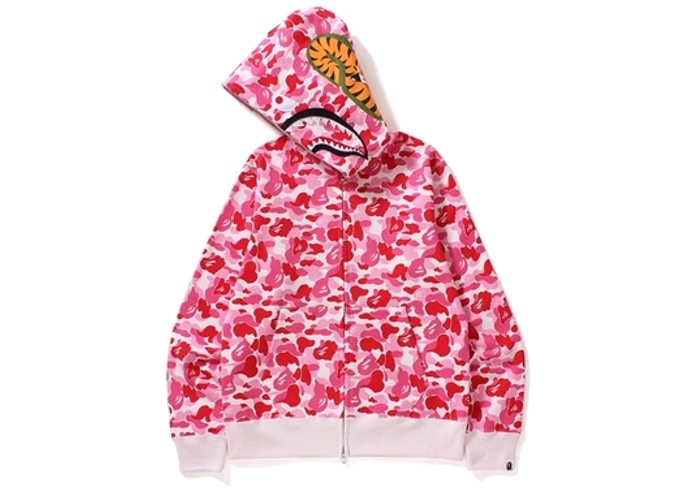 pink camo bape hoodie
