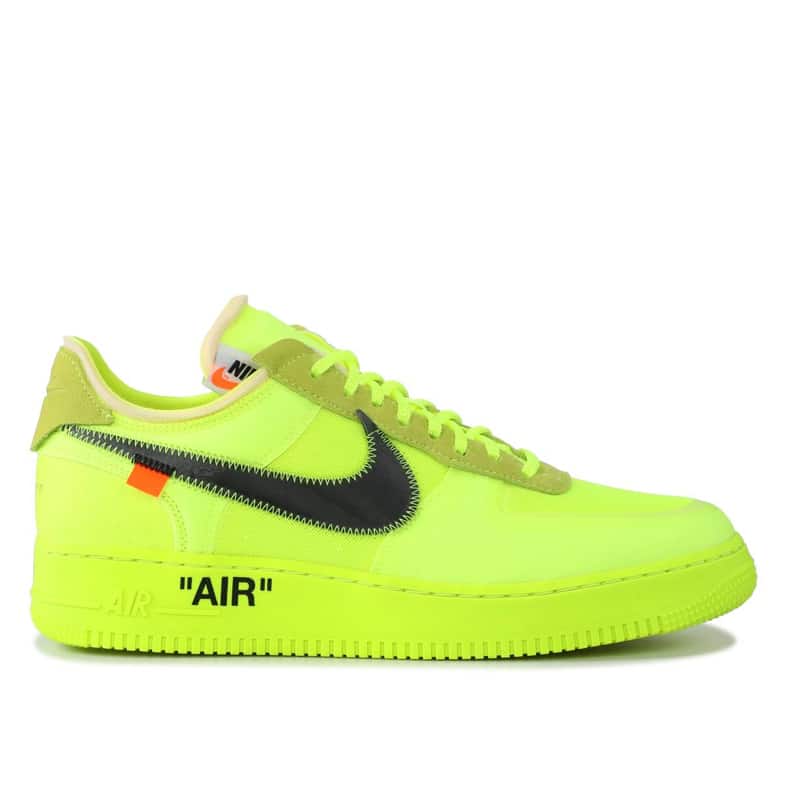Nike Air Force 1 Low X Off White "Volt"
