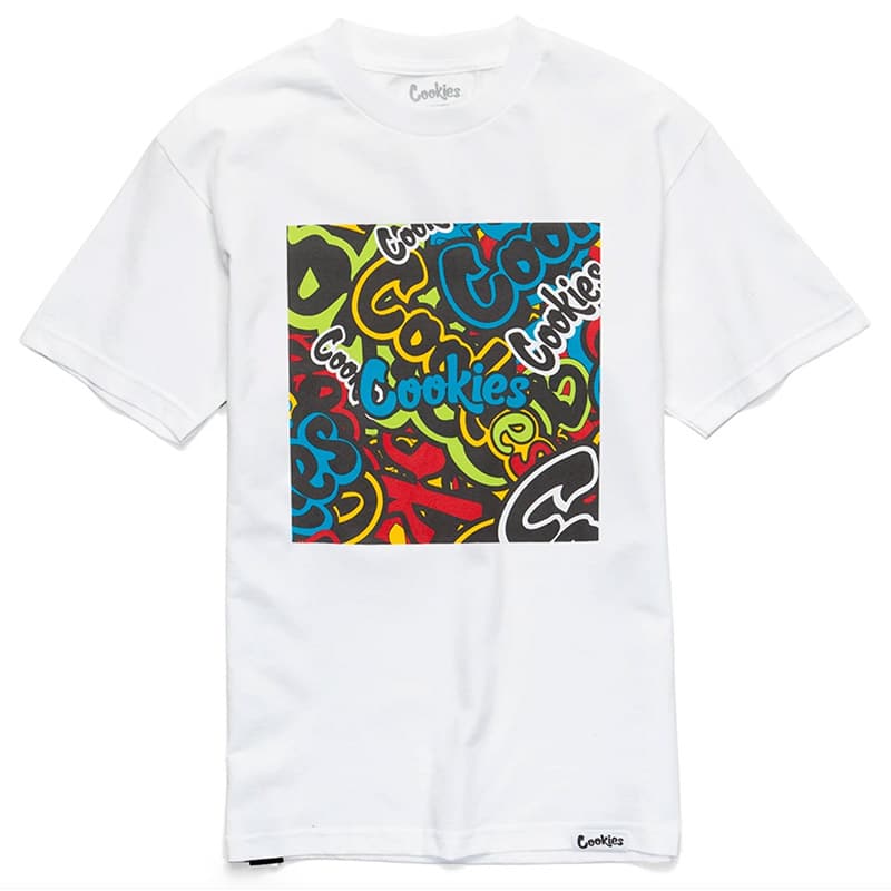 Cookies Stack It Up Logo Tee White