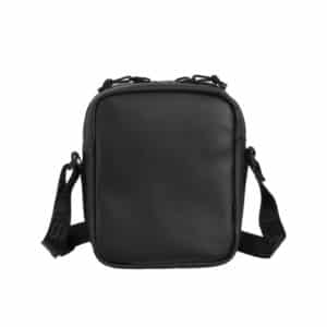 Supreme Leather Shoulder Bag Black Back