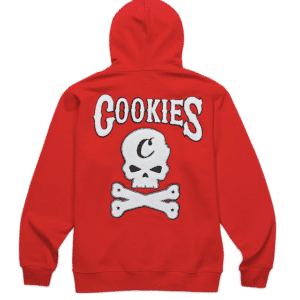 Cookies Crusaders Fleece Full Zip Hoodie Red Back