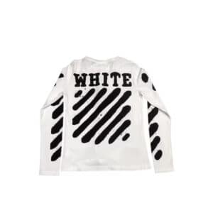 Off White Spray Paint L/S Tee White - Back