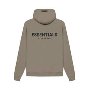 Essentials Pullover Hoodie SS21 Taupe - Back