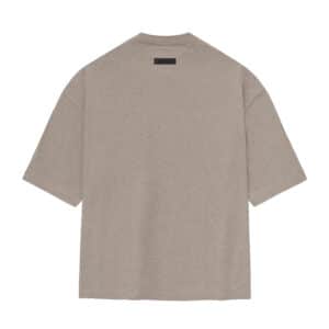 Essentials Small Logo Tee FW23 Core Heather - Back