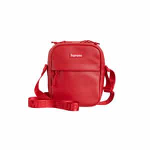 Supreme Leather Shoulder Bag FW23 - Red