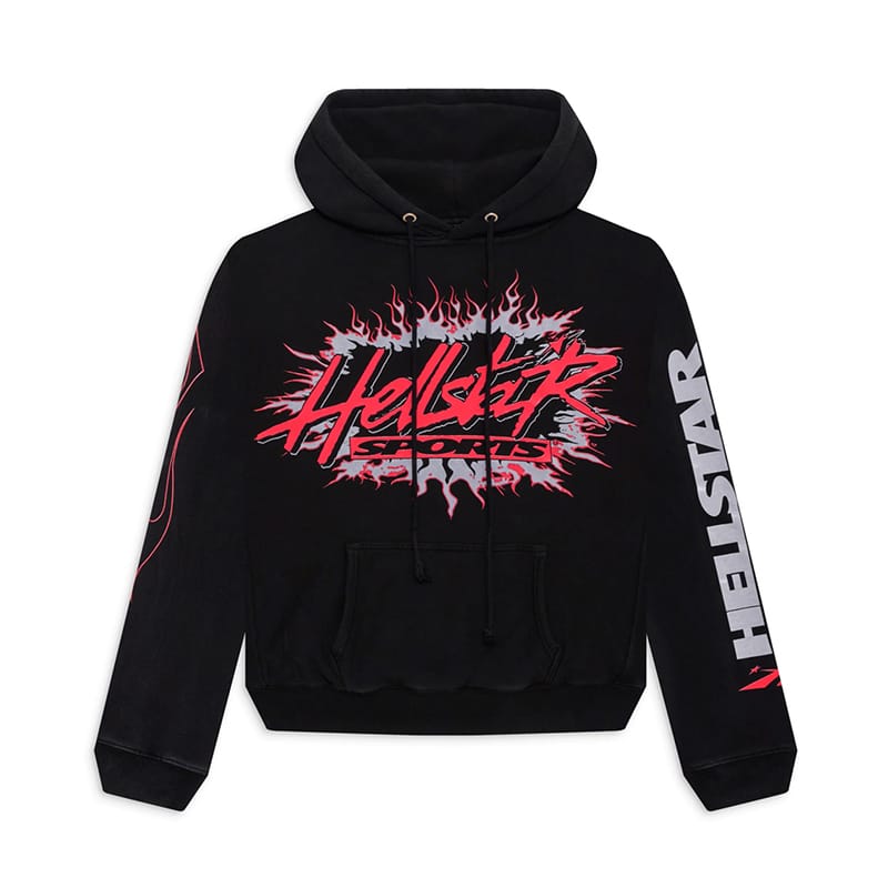 Hellstar Sports Future Flame SS24 Hoodie Black - Front
