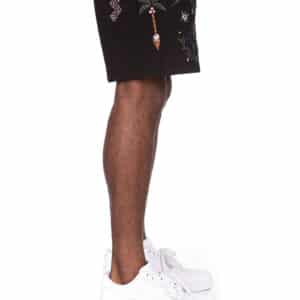 Ice Cream Starry Shorts Black Right Leg
